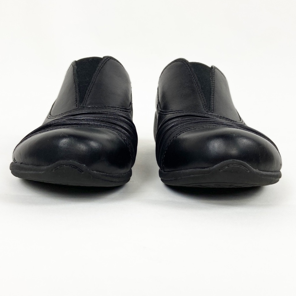 Naturalizer Jolton Black Leather Loafer Slip-on Low Heel Wedge Sz 7 - Picture 3 of 16
